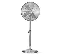 Nedis Fnst20ecr40 Ventilateur Sur Pied 40 Cm 50 W Chrome Argent