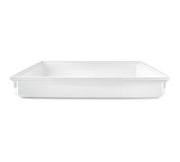 NEDIS WADT110AT70 Bac de Récupération pour Lave-Linge - 70 x 70 x 10 cm - Blanc