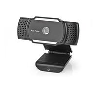NEDIS WCAM110BK Webcam | 2K@30fps | Autofocus | Microphone intégré | Noir