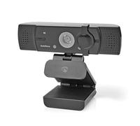 NEDIS WCAM120BK Webcam | Full HD@60fps / 4K@30fps | Autofocus | Microphone intégré | Noir