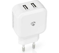 Nedis WCHAU484AWT Chargeur pour appareils mobiles Universel Blanc USB Intérieur (WCHAU484AWT)
