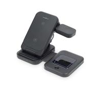 Nedis WDCHAQ15W110BK chargeur d'appareils mobiles Smartphone, Smartwatch Noir USB Recharge sans fil Charge rapide Intérieure