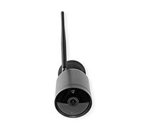 Nedis WiFi Smart Outdoor IP-camera | Full HD | Metalen behuizing | Waterdicht (IP65) Balle (forme) Caméra de sécurité IP Extérieure 1920 x 1080 pixels Plafond/mur
