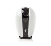 Nedis Caméra intérieure WIFICI21CGY – Wi‑Fi 1080p Pan/Tilt, Vision nocturne, Gris foncé/Blanc