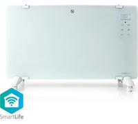 SmartLife Radiateur à convection Nedis WIFIHTPL20FWT Blanc Blanc G