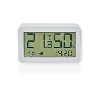 Nedis Zigbee 3.0 Capteur climatique intelligent à piles Android/iOS Blanc