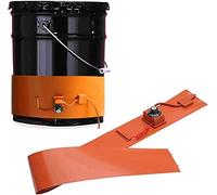 NedLoN Réchauffeur de Tambour en Métal Réchauffeur de Tambour D'Huile en Métal de Silicium avec Thermostat 30-150 ℃, Ceinture Chauffante de Baril Robuste, pour Le Chauffage de Seaux de Miel en Métal