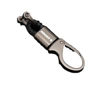 NEDOES Porte-clés pour D-ucati 796 795 821 Monster 696 400 Diavel Multistrada 1200 S Scrambler 800 Panigale, noir
