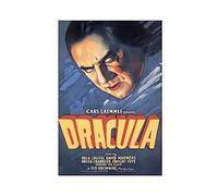 NEDOES Poster Dracula sur toile - Décoration murale pour salon, chambre à coucher - Style sans cadre - 60 x 90 cm