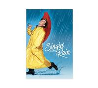 NEDOES Poster du film Singin' in The Rain sur toile pour décoration murale de salon, chambre à coucher, style sans cadre, 30 x 45 cm