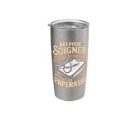 Née Pour Soigner Forcée De Remplir La Paperasse Gobelet isotherme en acier inoxydable double paroi