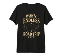 Nee pour Une Vie de Voyage sans Fin Aventure T-Shirt Haut de Gamme