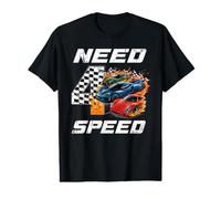 Need 4 Speed Décorations d'anniversaire Voiture de Course Quatrième Anniversaire T-Shirt Graphique avec Valeur