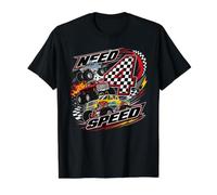 Need 4 Speed Racing Monster Truck, 4 Ans, 4e Anniversaire T-Shirt Graphique avec Valeur
