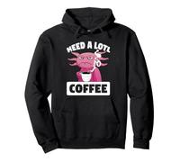 Need A Lotl Coffee Café Axolotl Mauvaise Humeur du Matin Sweat à Capuche