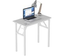 Need Bureau d’Ordinateur Informatique Pliante Table d’étude/à dîner Pliable pour Maison/Bureau,80x40CM, Blanc