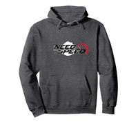 Need for Speed Cars Racing Compteur de Vitesse Graphique Sweat à Capuche, Unisexe pour Adultes, Chiné Foncé, M