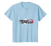 Need for Speed Cars Racing Compteur de Vitesse Graphique T-Shirt, Enfant, Bleu Céleste, 3 Ans