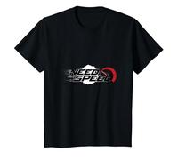 Need for Speed Cars Racing Compteur de Vitesse Graphique T-Shirt, Enfant, Noir, 10 Ans