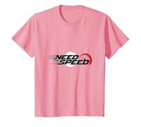 Need for Speed Cars Racing Compteur de Vitesse Graphique T-Shirt, Enfant, Rose, 4 Ans