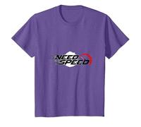 Need for Speed Cars Racing Compteur de Vitesse Graphique T-Shirt, Enfant, Violet chiné, 2 Ans