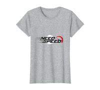 Need for Speed Cars Racing Compteur de Vitesse Graphique T-Shirt, Femme, Gris Chiné, L