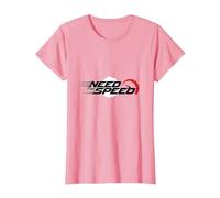 Need for Speed Cars Racing Compteur de Vitesse Graphique T-Shirt, Femme, Rose, M