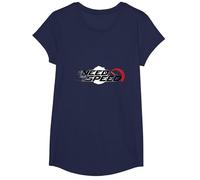 Need for Speed Cars Racing Compteur de Vitesse Graphique T-Shirt, Fille, Bleu Marine, XS