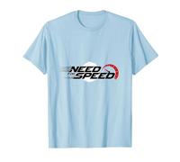 Need for Speed Cars Racing Compteur de Vitesse Graphique T-Shirt, Homme, Bleu Céleste, L