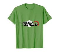 Need for Speed Cars Racing Compteur de Vitesse Graphique T-Shirt, Homme, Herbe, M