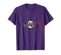 Need for Speed Cars Racing Compteur de Vitesse Graphique T-Shirt, Homme, Violet, 3XL