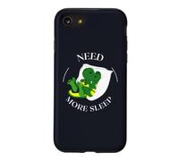Need More Sleep Pyjama Amusant avec Dragon fatigué Coque pour iPhone SE (2020) / 7/8