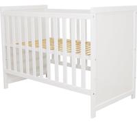 Need Sleep Lit bébé Lilia 120x60 cm Réglable en hauteur - Lit d'appoint bébé blanc