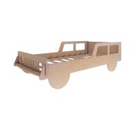 Need Sleep lit Voiture 140x70 cm lit Enfant avec Barriere en Bois