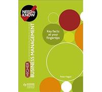 Need To Know: Higher Business Management