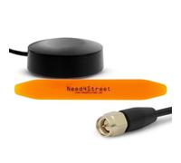 Need4Street Antenne DAB+ pour équiper l'autoradio, fiche SMA, longueur du câble 250 cm, antenne de voiture avec amplificateur pour une meilleure réception