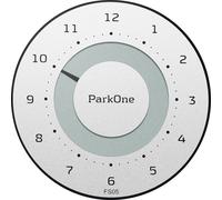 Needit Parkone Fs05 Disque De Stationnement Blanc Analogique