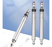 Needle Cylinder Stainless Steel Mini Air Cylinder Single Acting Spring Return CJ1B4/CJ2B6/CJ2B10/CJ2B16 1Pcs(CJ1B4X5SU4)