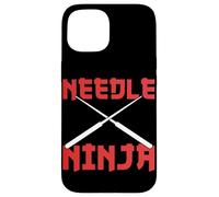 Needle Ninja Funny Sewing Craft Design Coque pour iPhone 15