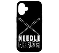 Needle Ninja Funny Sewing Craft Design Coque pour iPhone 16