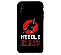 Needle Ninja Funny Sewing Craft Design Coque pour iPhone XS Max