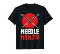 Needle Ninja Funny Sewing Craft Design T-Shirt