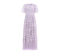 Needle & Thread - Robe Maxi Violette Brodée Florale - Femme - Robes - Violet - Taille: 36 FR