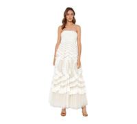 Needle & Thread - Rosella Strapless Maxi Dress - Femme - Robes - Blanc - Taille: 34 FR
