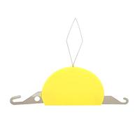 Needle Threader 3 in 1 Coloured Wire Loop DIY Thin Steel Wire Sewing Needle Threader Stitch Threading Tool for Household Handicrafts Jewelry Making Plastic Iron 1 Piece (Yellow)