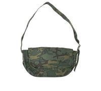 Needles sac homme vert reversible en coton avec double imprimé camouflage - UNI