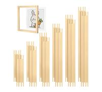 Needlework Stretcher Bars, Wooden Frame with Splicing, Art Display