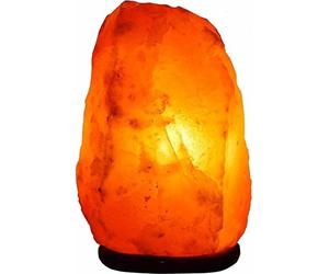 Needs&Gifts Lampe en cristal de sel de l'Himalaya de qualité supérieure - 2 à 3 kg - 100% originale - Fabriquée à la main - Livrée avec un raccord électrique complet