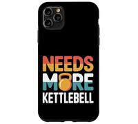 Needs More Kettlebell Strength Training Fitness |- Coque pour iPhone 11 Pro Max