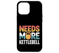Needs More Kettlebell Strength Training Fitness |- Coque pour iPhone 12 Pro Max